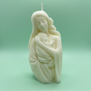 Vela decorativa Virgen con Niño