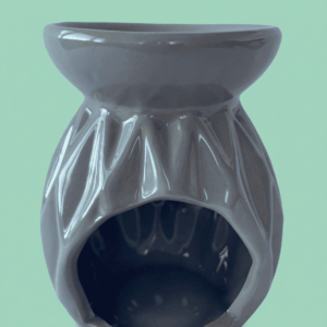 Quemador de cera Origami- Gris top
