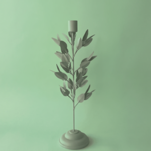 Candelabro rama verde