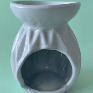 Quemador de cera Origami - Blanco Perla