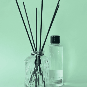 Difusor Mikado Artesanal con Recarga Transparente – 150 ml