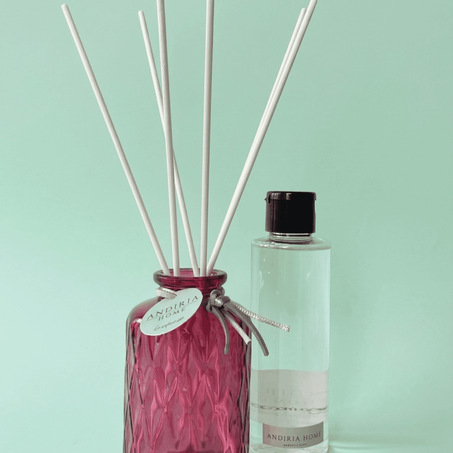Difusor mikado artesanal granate de 150 ml de Andiria Home
